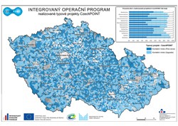 Mapa Realizované typové projekty CzechPOINT