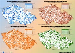 Mapa Čerpání ze SF/FS a národních zdrojů - interpolace