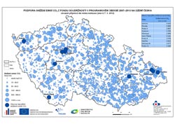 Mapa Životní prostředí - snížení emisí CO2 (7.3.2012)