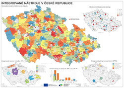 Mapa Integrované nástroje v České republice