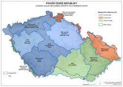 Mapa Povodí České republiky