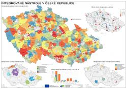 Mapa Integrované nástroje v České republice