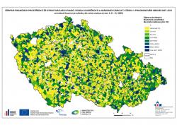 Mapa Čerpáni finančních prostředků dle místa realizace k 31. 12. 2009