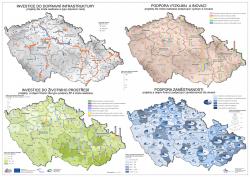 Mapa Poster - Vývoj čerpání - červen 2013.