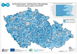 Mapa Realizované typové projekty CzechPOINT