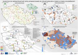 Mapa Poster - Investice do technické infrastruktury