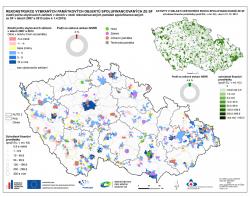 Mapa Rekonstrukce vybraných památkových objektů ? vliv na počet ubytovacích zařízení v okolí