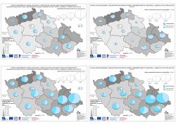 Mapa Společensky účelná pracovní místa v letech 2012 a 2013