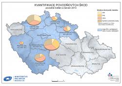 Mapa Povodně 2013 - kvantifikace povodňových škod