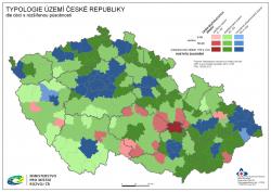 Mapa Typologie území ČR - ORP